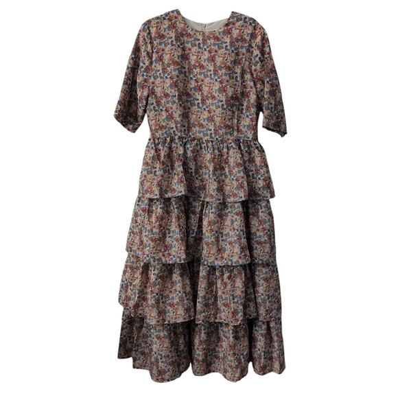 JessaKae Dresses & Skirts - Jessakae Classic Floral Effel Patterned Dress - Size Medium